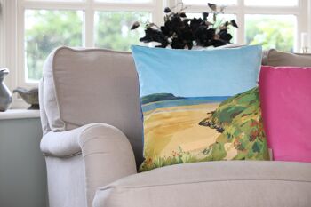 Coussin en velours Daymer Bay