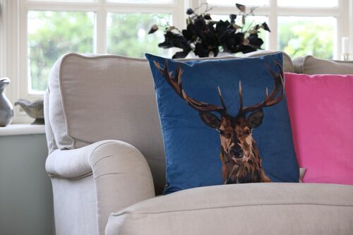 Stag Velvet Cushion