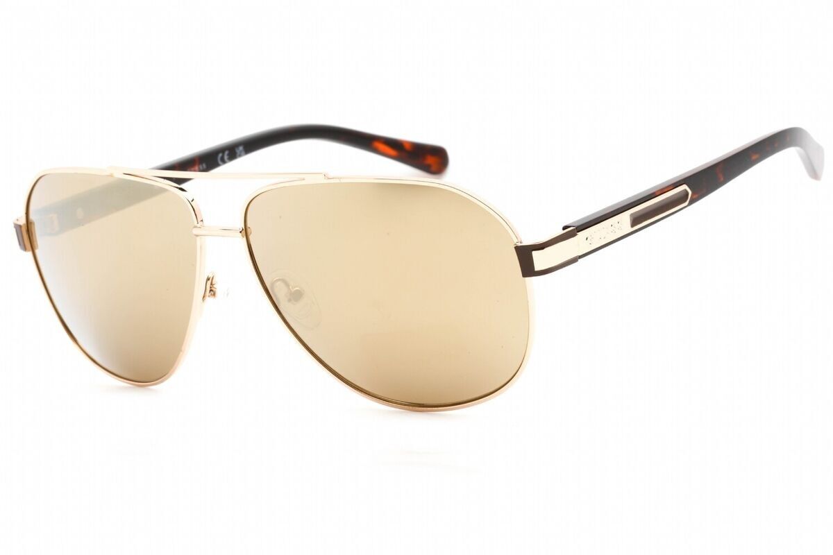 NEW!! Guess GU6948 62/13/145 aviator buy gold sunglasses