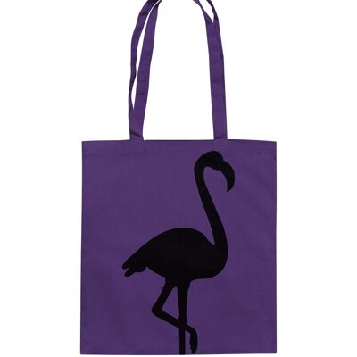 Flamingo - Baumwolltasche - Purple--