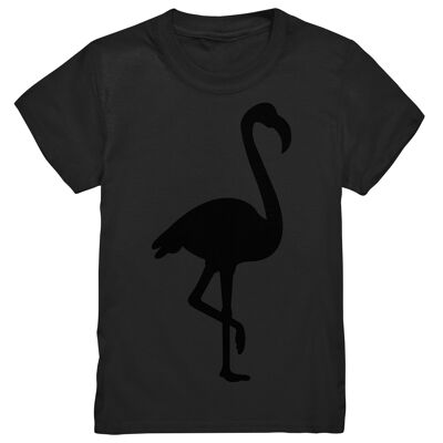 Flamingo - Kids Premium Shirt - Black --