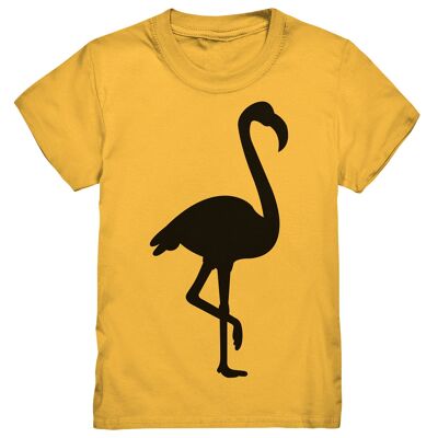 Flamingo - Kids Premium Shirt - Gold --