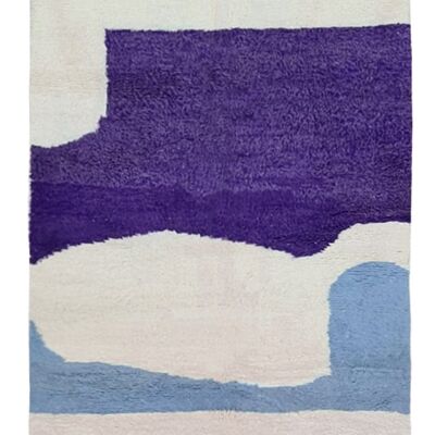 Auténtica alfombra bereber de pura lana 195 x 280 cm