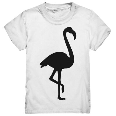Flamingo - Kids Premium Shirt - White --