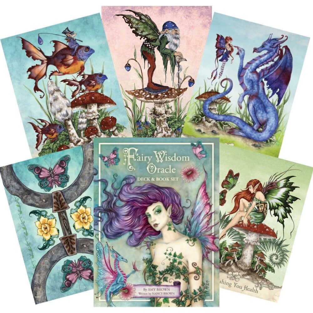 Fairy Wisdom Orakeldeck und Buchset US Games Systems