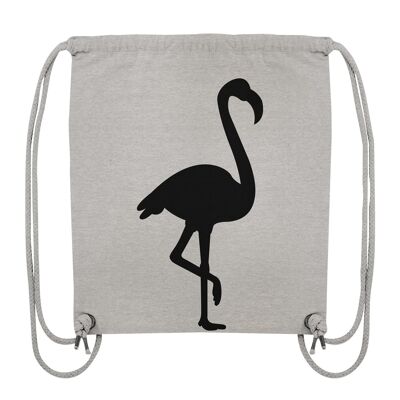 Flamingo - Organic Gym-Bag - Heather Grey-