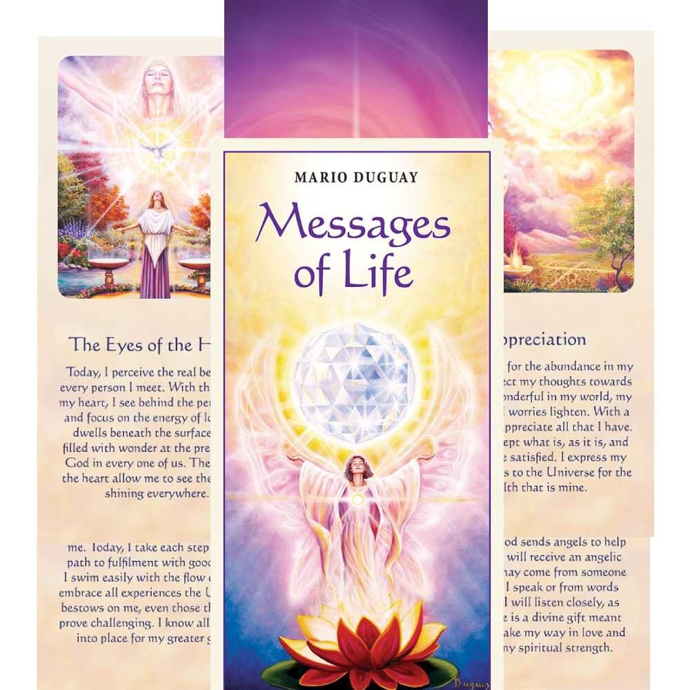 Biglietti di ispirazione Messaggi di vita Angelo Azzurro