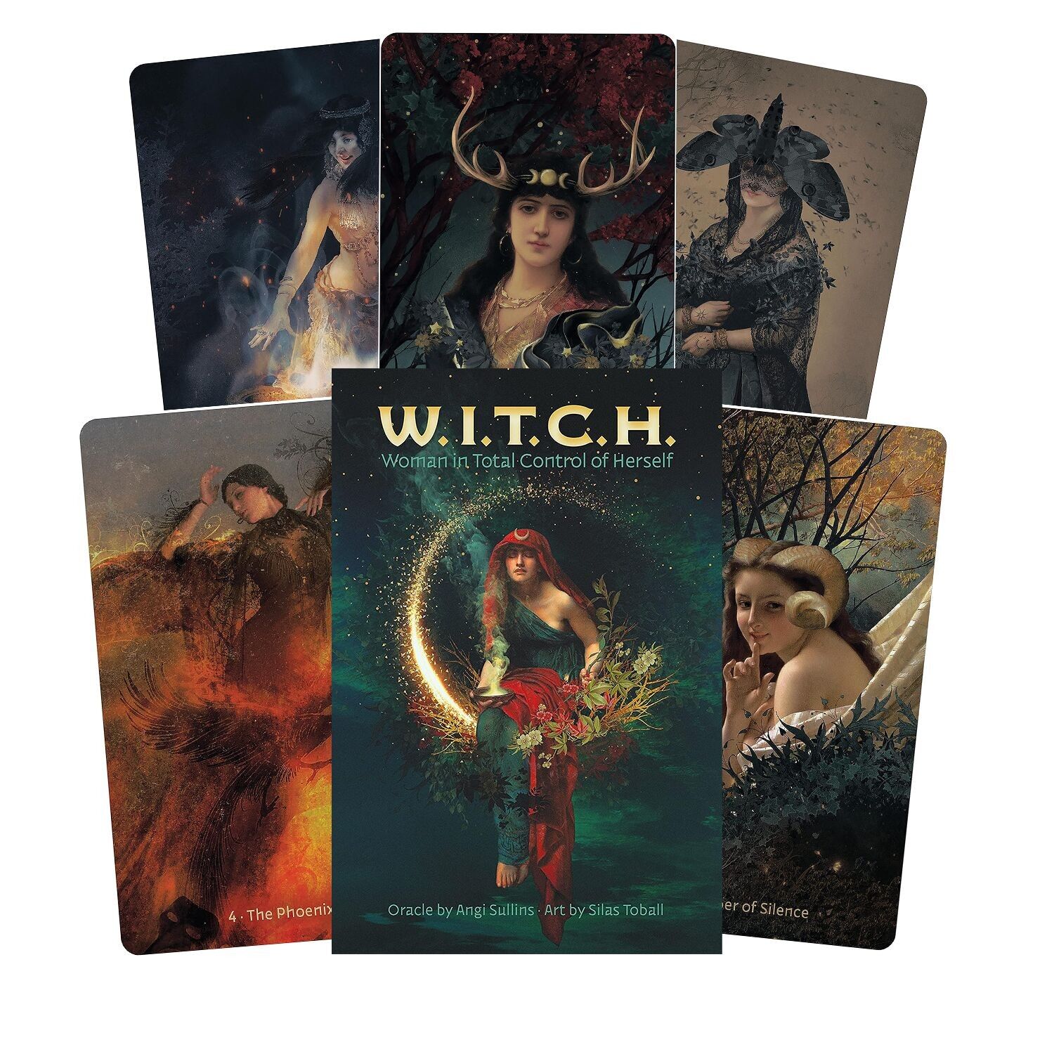 W.I.T.C.H Woman in Total Control of Herself Cards Deck and Guidebook US Games Systems