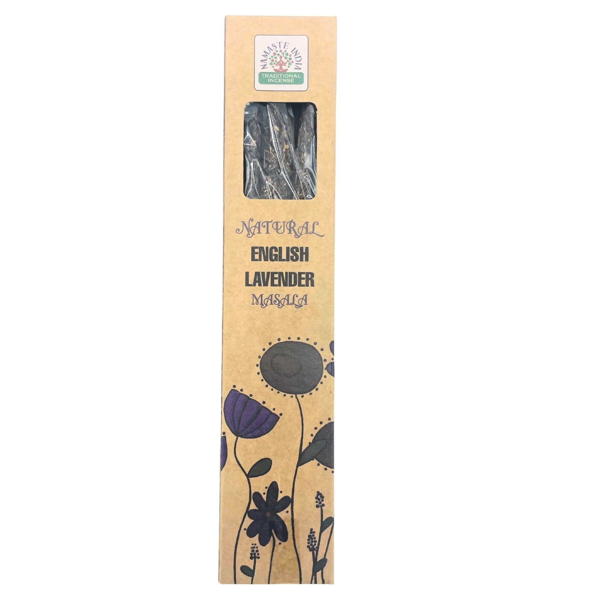Incenso Masala Botanico Naturale - Lavanda Inglese Namaste India