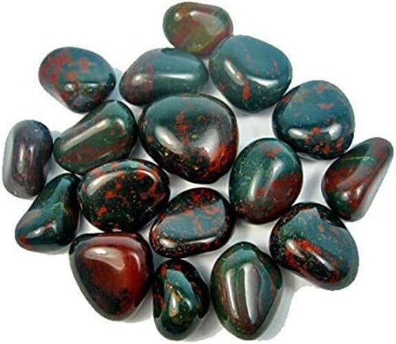Large Tumble Stones - Bloodstone B grade (24x) Ancient Wisdom