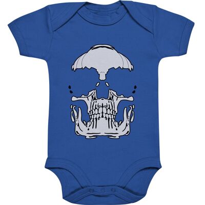 Totenkopf - Baby Bodysuite - Cobalt Blue Organic --