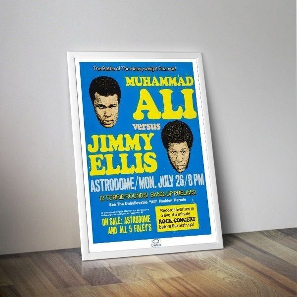 Poster di boxe Ali contro ELLIS I Boxing I Combat