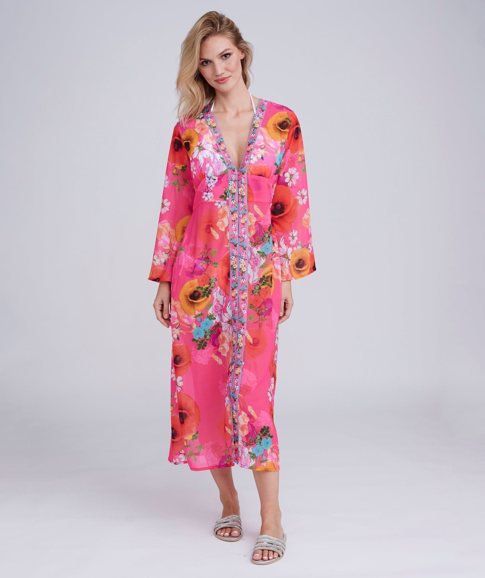 Copacabana Maxi Cover Up - Pink