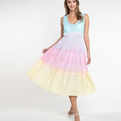 Biarritz Maxi Dress - Pastel