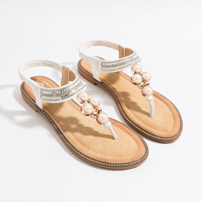 Amira Sandal - White