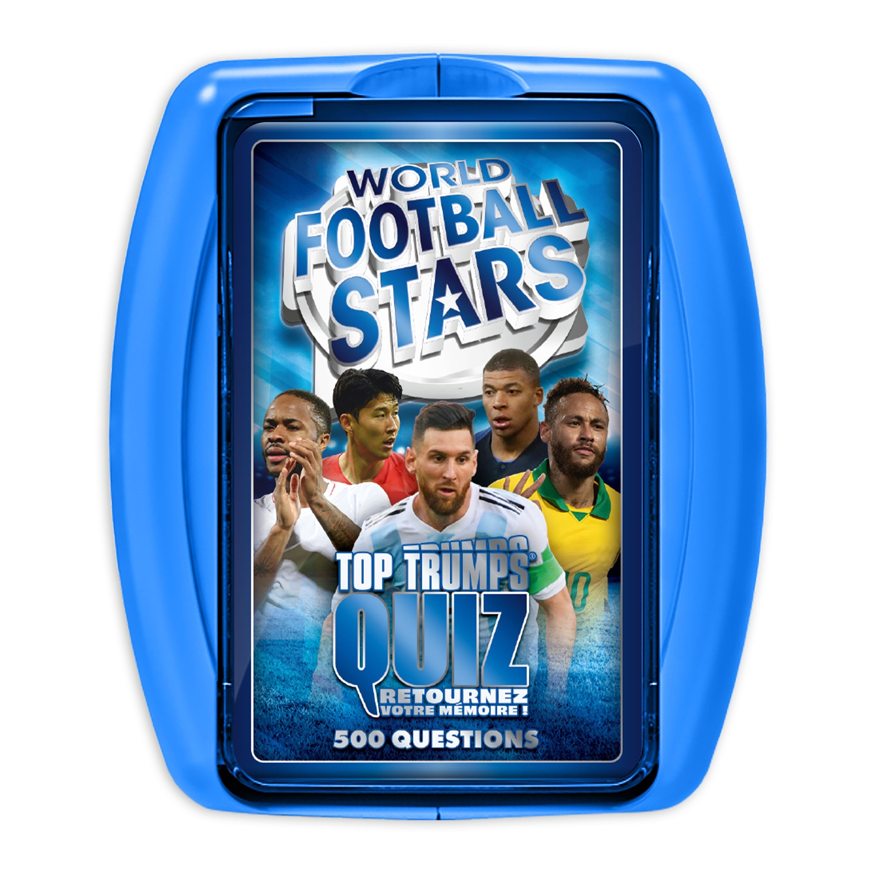 QUIZ WORLD FOOTBALL STARS - Gioco da tavolo - Gioco a quiz - Licenza World Football Stars - Top Trumps - Mosse vincenti - Regalo di compleanno - Regalo di Natale - Appassionati di calcio