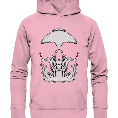 Totenkopf - Kids Hooded Sweat - Light Pink --