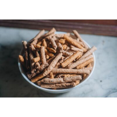 Galletas de aperitivo con bagazo - Cebollitas GRANEL