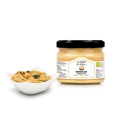 Hummus mit Olivenöl – Bio-zertifiziert – 300 g – Aperitif