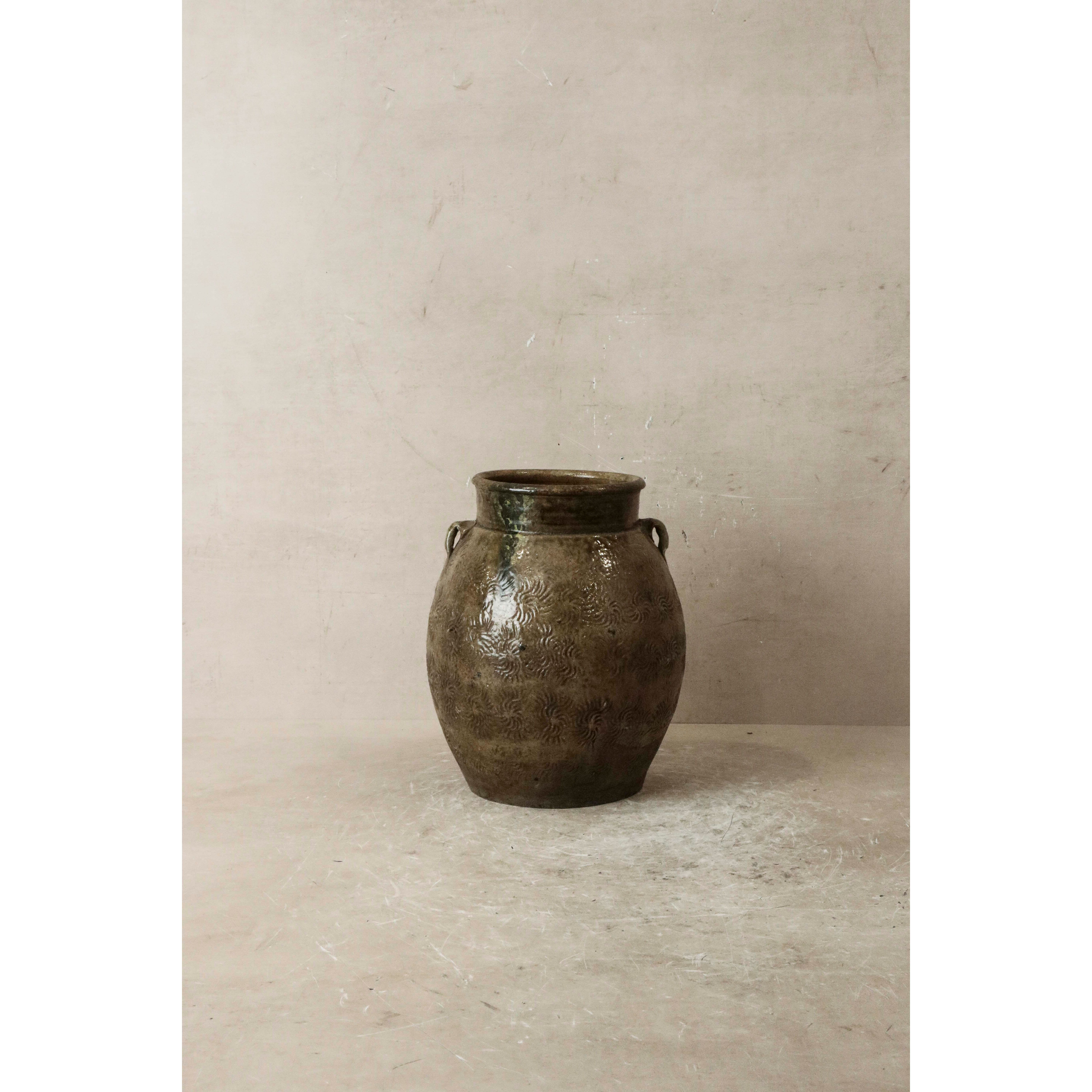 Pentola Yunnan smaltata d'epoca - OB54