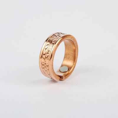 Copper Ring with Magnet (Design 19)