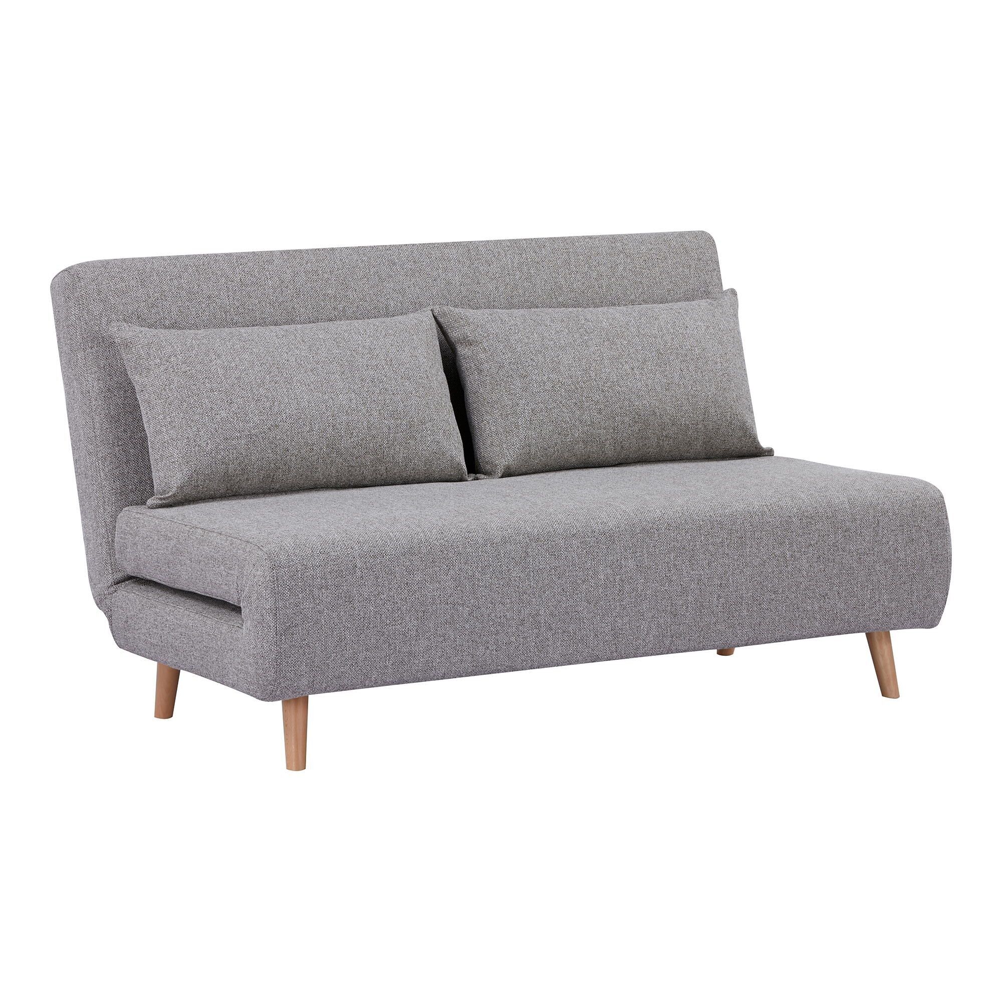 Marlow 2-Sitzer-Schlafsofa – 2-Sitzer-Schlafsofa, grau, natürliche Beine, HN1070