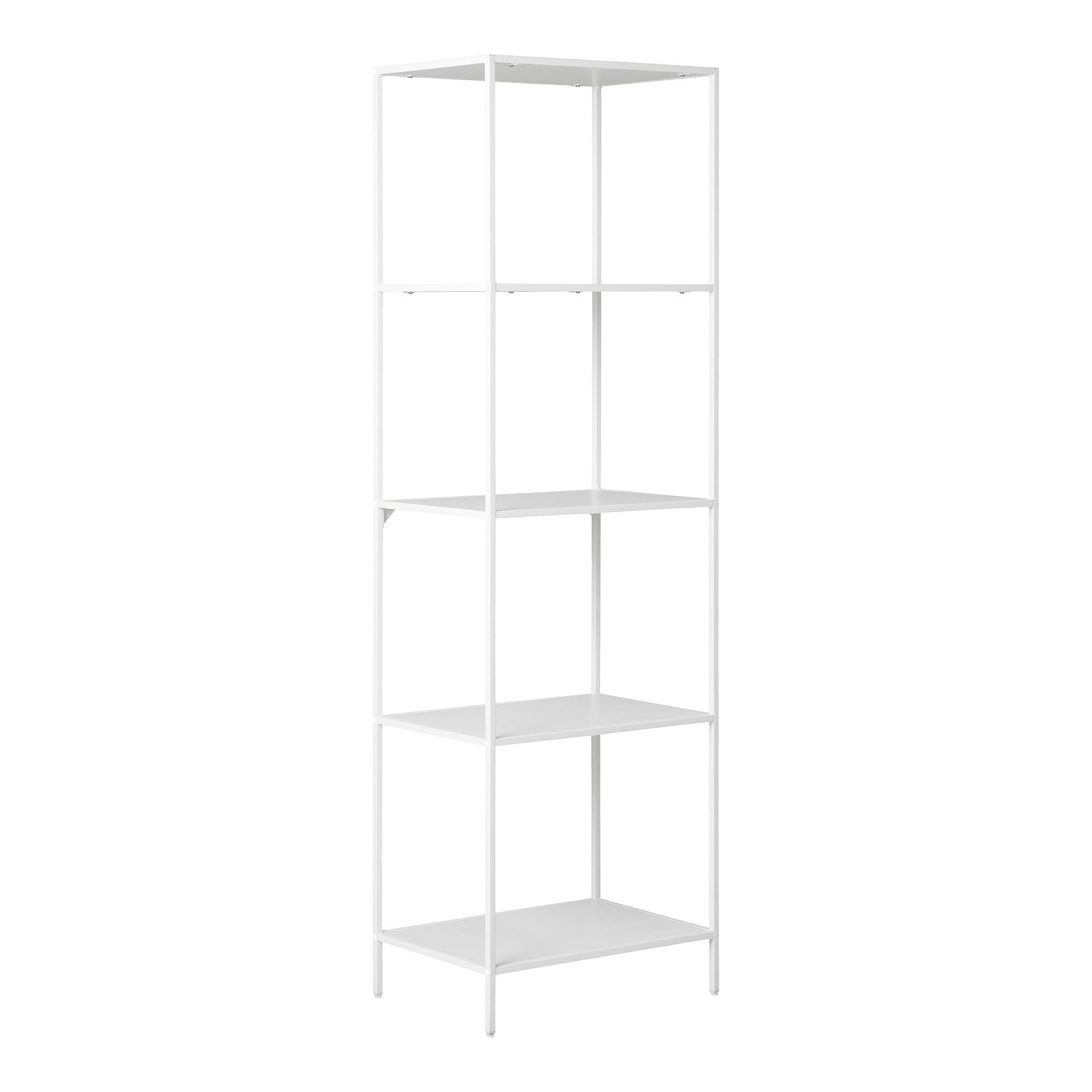 Vita Shelf - Mensola, 5 ripiani, struttura bianca 51x35x170 cm