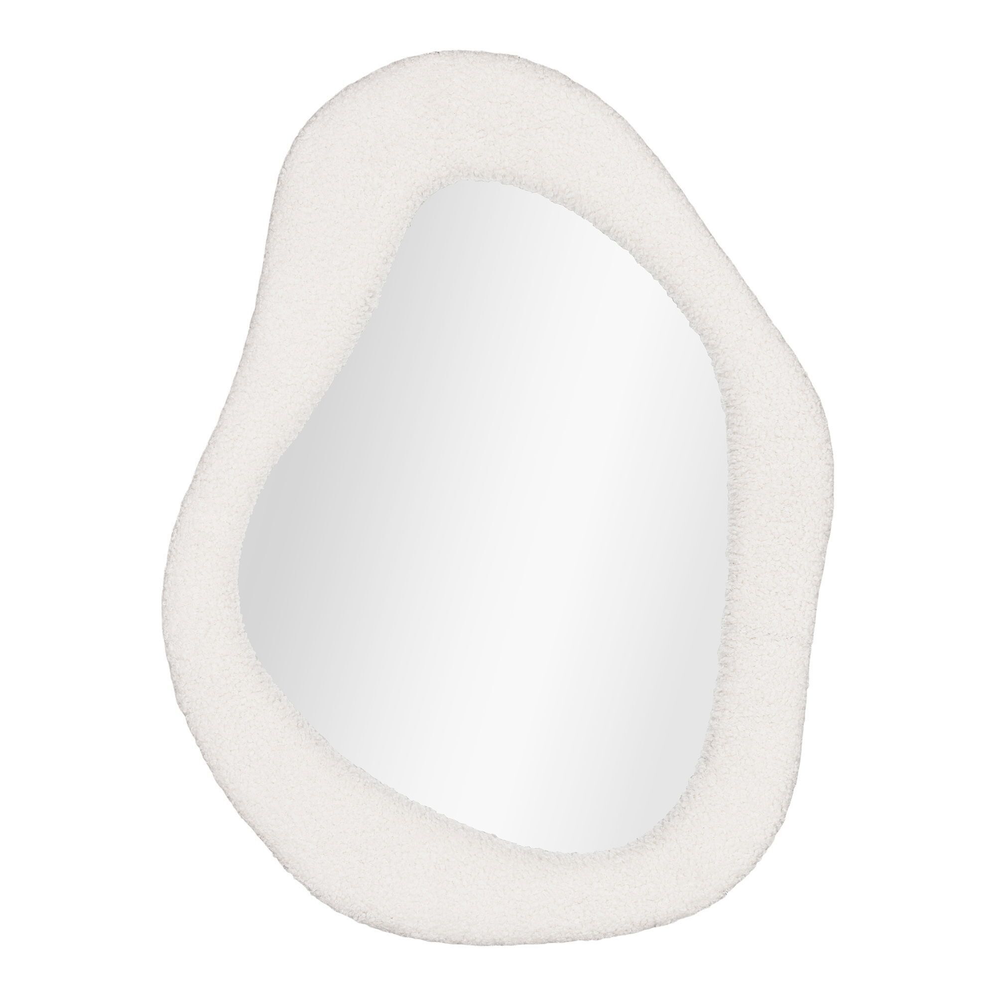 Bosa Mirror - Mirror, teddy, white 46.5x61 cm