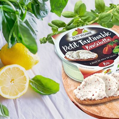 Petit Tartinable Bruschetta BIO - alternative végétale au fromage à tartiner