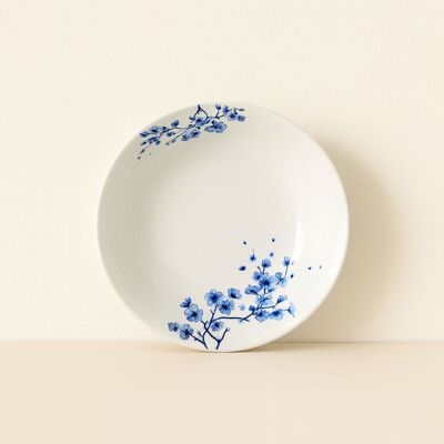 Plato hondo Centauree 21cm en porcelana