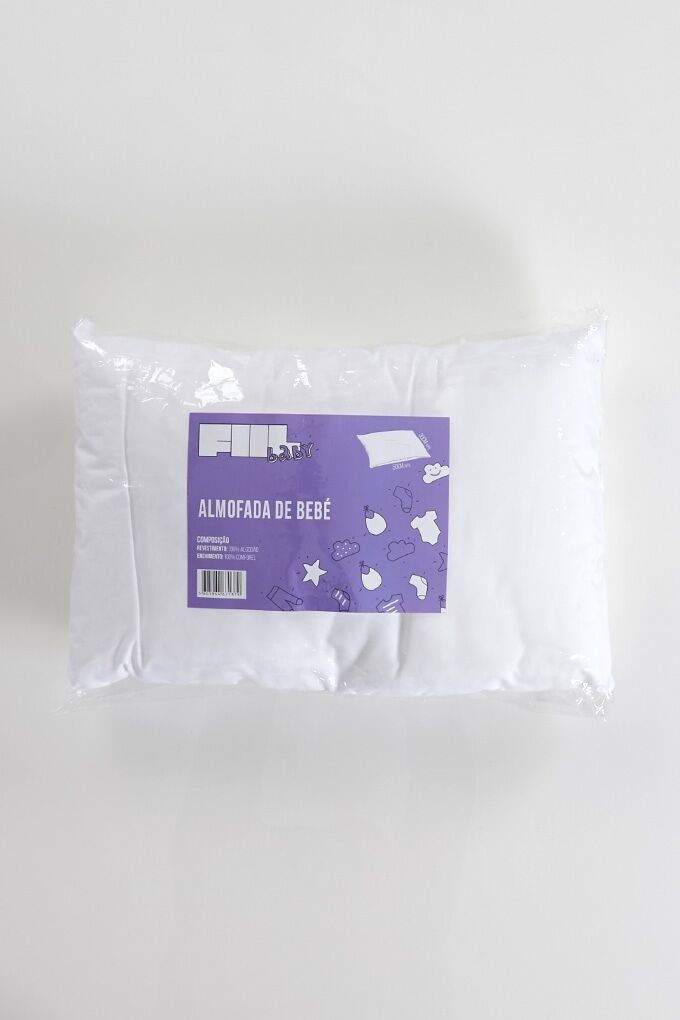 Oreiller hypoallergénique blanc pour bébé de 19 pi 11 pi