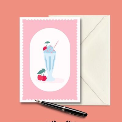 Postal VERANO, Helado
