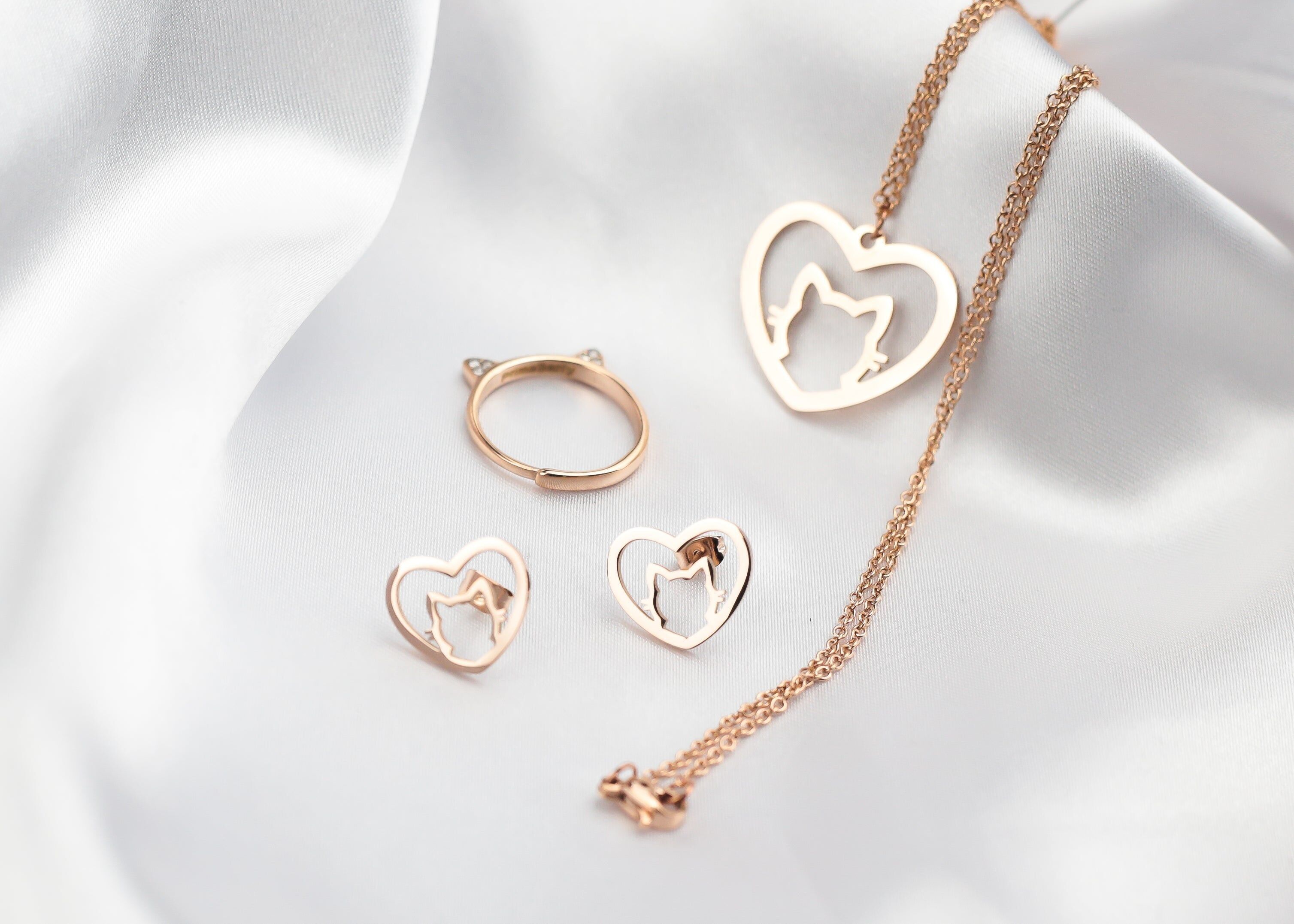 Cat Jewellery Set: A Cute and Unique Gift for Cat Lovers Pet Owners