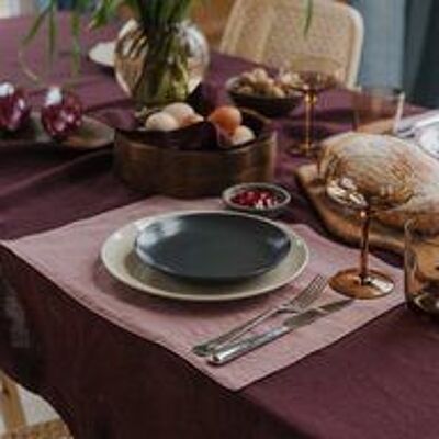 Set de table en lin Woodrose