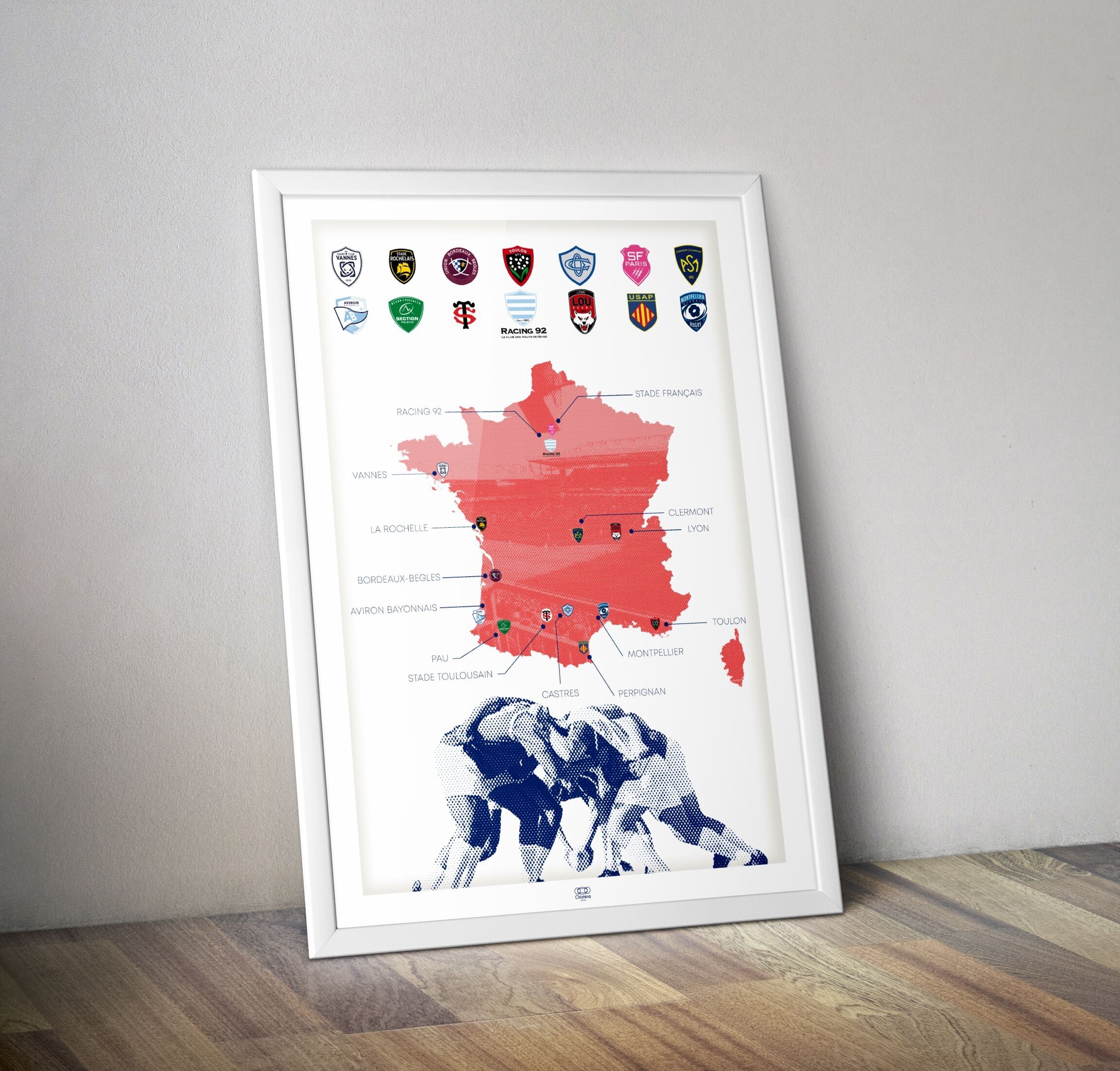 Rugby-Club-Poster Saisons 2024 2025 I Rugby-Poster