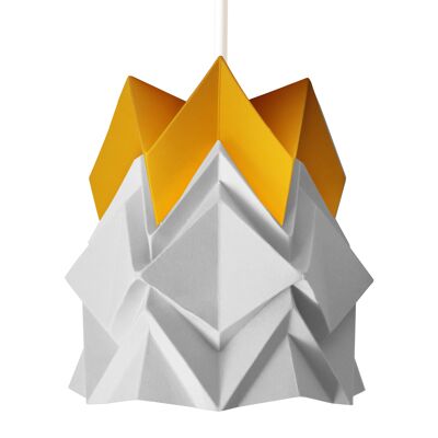 Lámpara colgante pequeña de origami en dos tonos - L - VButtercup