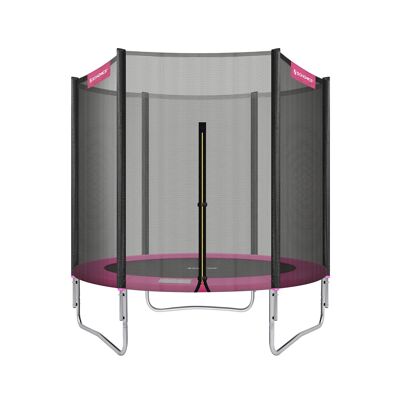 Trampolino da giardino rotondo Ø 183 cm con rete di sicurezza