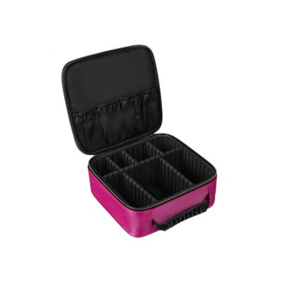 Pink travel cosmetic bag