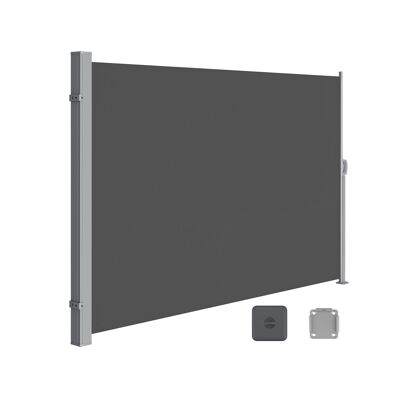 Side awning garden grey