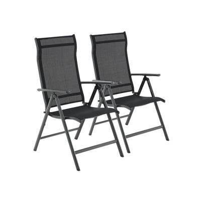 Chaises de jardin lot de 2