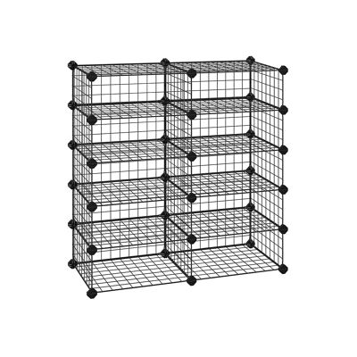 Shelving system with multiple compartments