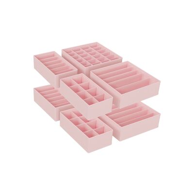 Organisateur de sous-vêtements pour soutiens-gorge rose