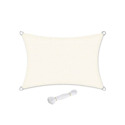 Vela solar protección solar Protección UV beige blanco