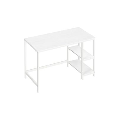 Bureau avec 2 étagères moderne en érable blanc