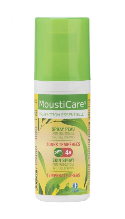 MoustiCare® Spray peau Zones Tempérés (50ml)