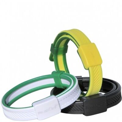 Pulsera MoustiCare®; Negro ; Amarillo/Verde
