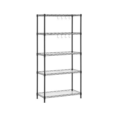 Estante de cocina con 8 ganchos.
