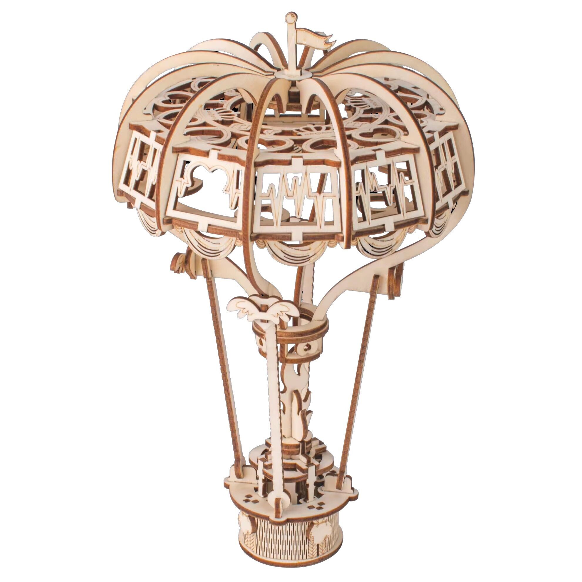 Kit di costruzione in legno Puzzle 3D fai da te Mongolfiera in legno