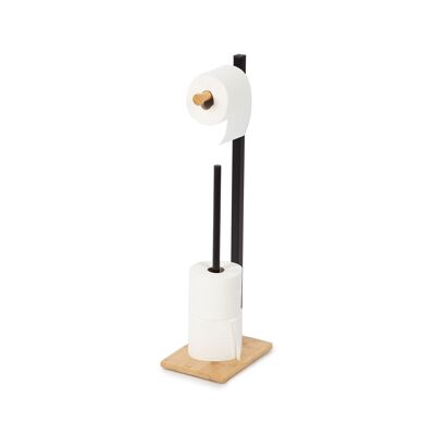 Porte-Papier Toilette en Bambou Écologique - Compactor