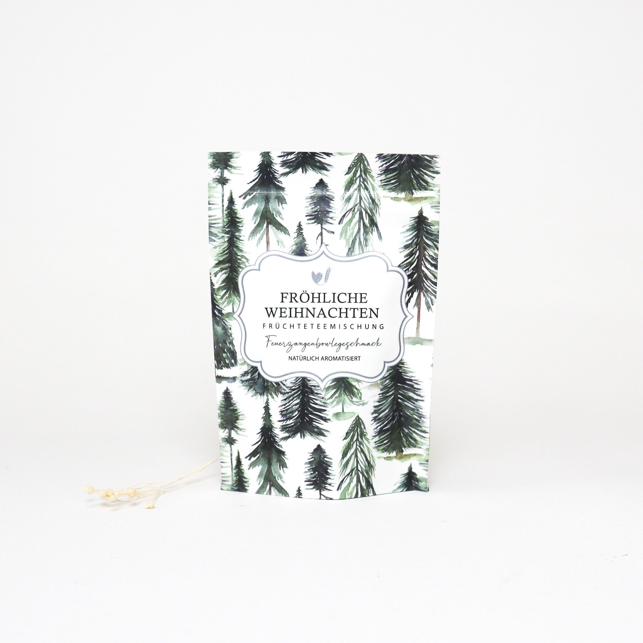 Teesäckchen "Fröhliche Weihnachten"